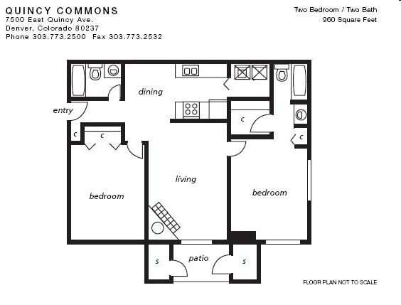 2BR/2BA - 2X2