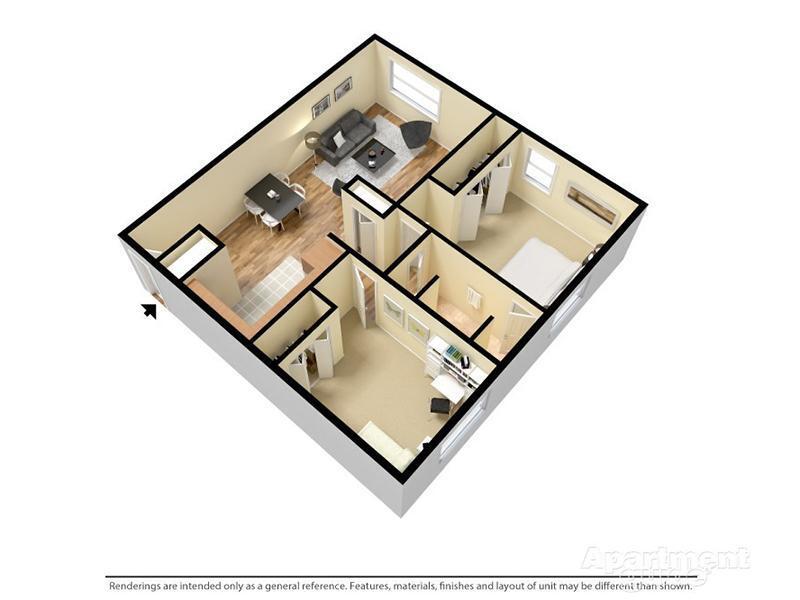 Floor Plan - 2 Bed