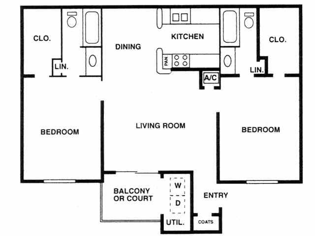 2BR/2BA - 2B