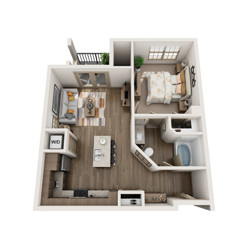 1 Bed/1 Bath - 1 Bed/1 Bath