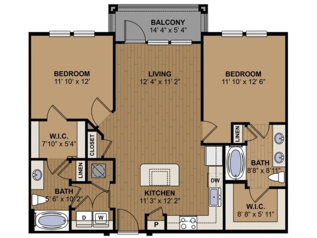 Floor Plan - B1 Cyan