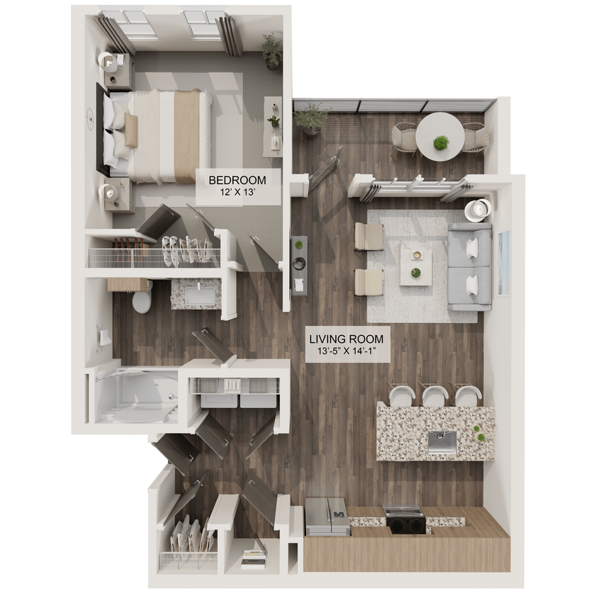 Floor Plan - The Aviles (A2)