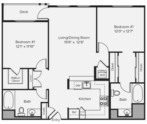Floor Plan - B3-1167