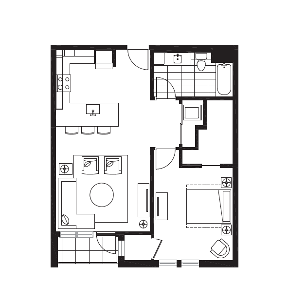Floor Plan - Nicollet 2