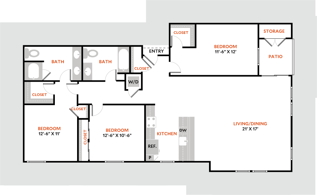 Floor Plan - Plan 3A
