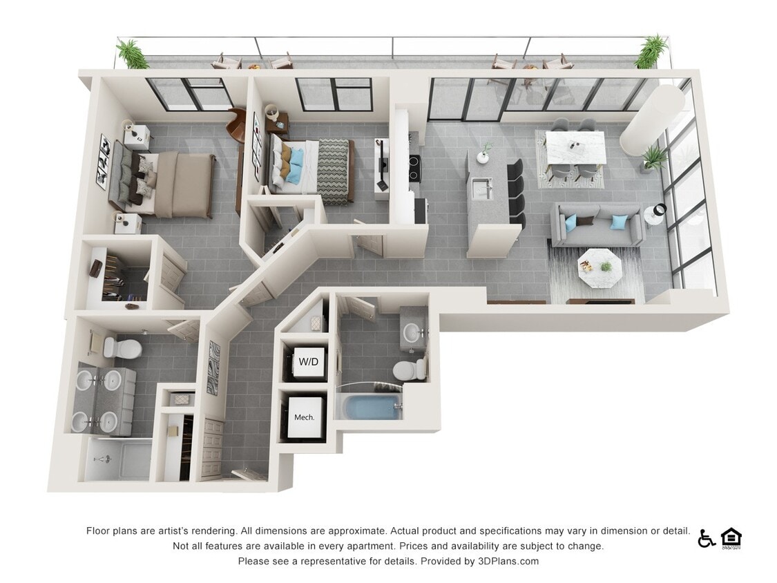 Floor Plan - Two Bedroom B