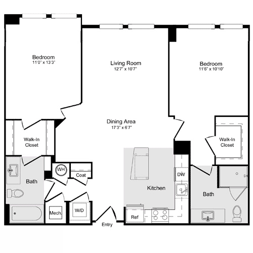 Floor Plan - C-1d