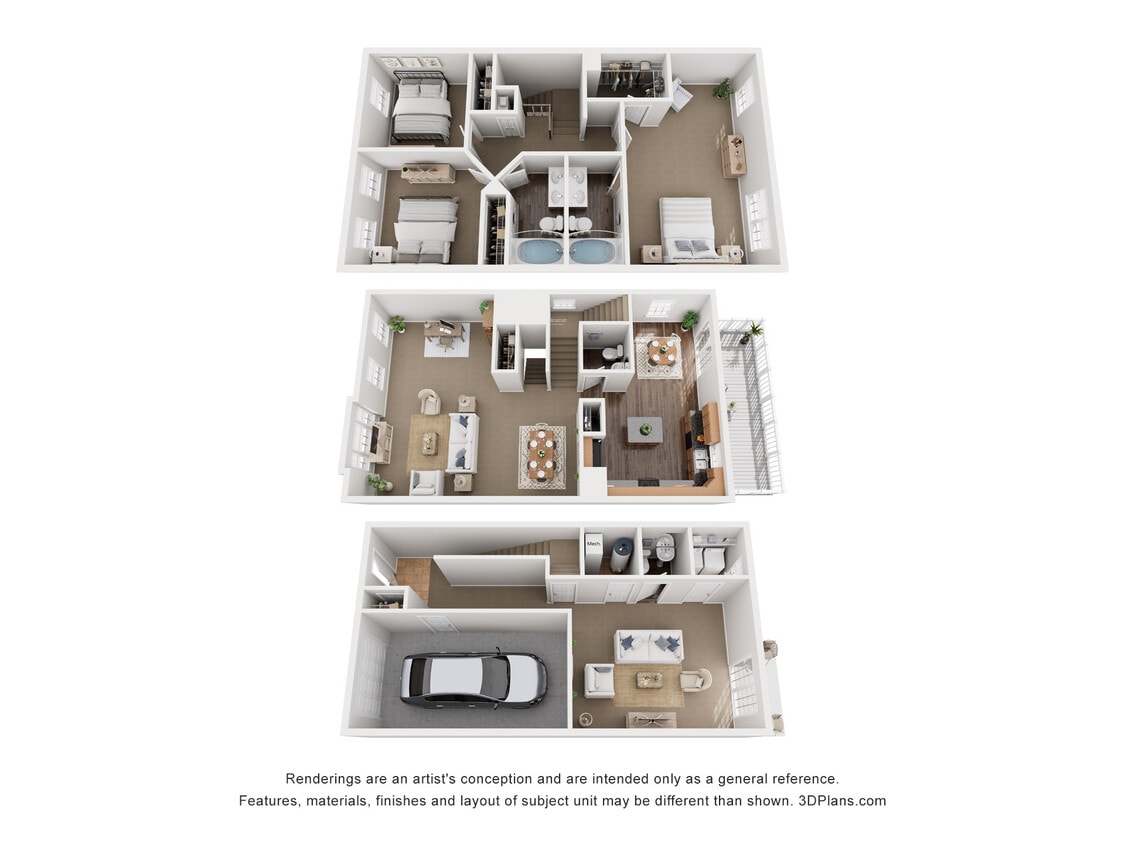 Floor Plan - Terris Townhome