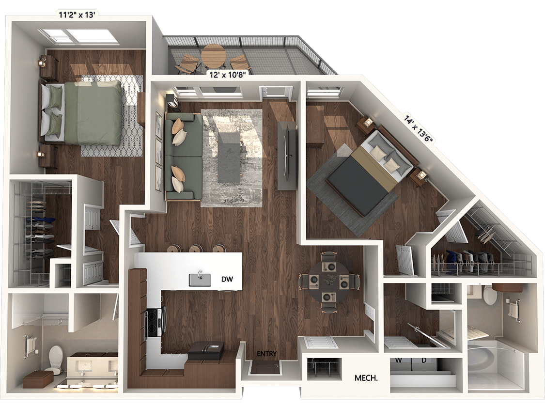 Floor Plan - B3 - Finish Package 1