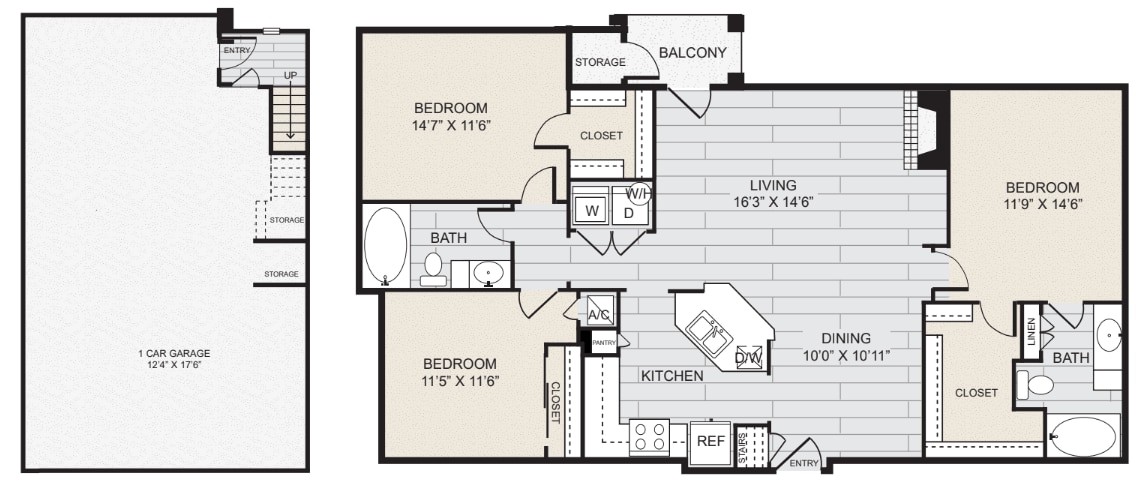 Floor Plan - C1 Garage