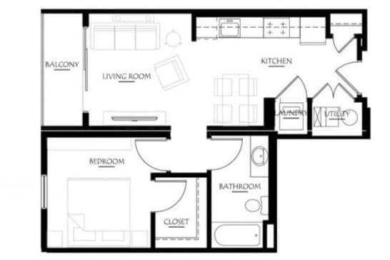 Jade Floorplan - Citron - 3rd Floor - River View