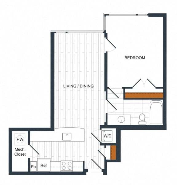 Floor Plan - 1J