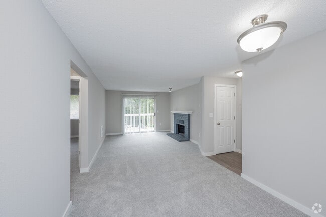 2BR, 1BA - 880SF - Living Room - Village Fair