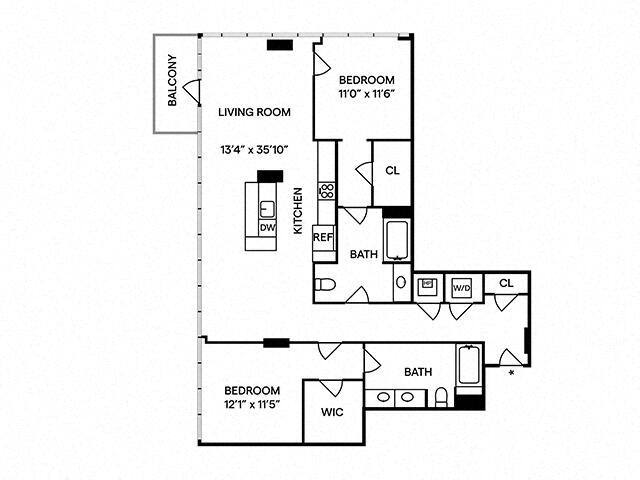 Floor Plan - B5- Penthouse 732