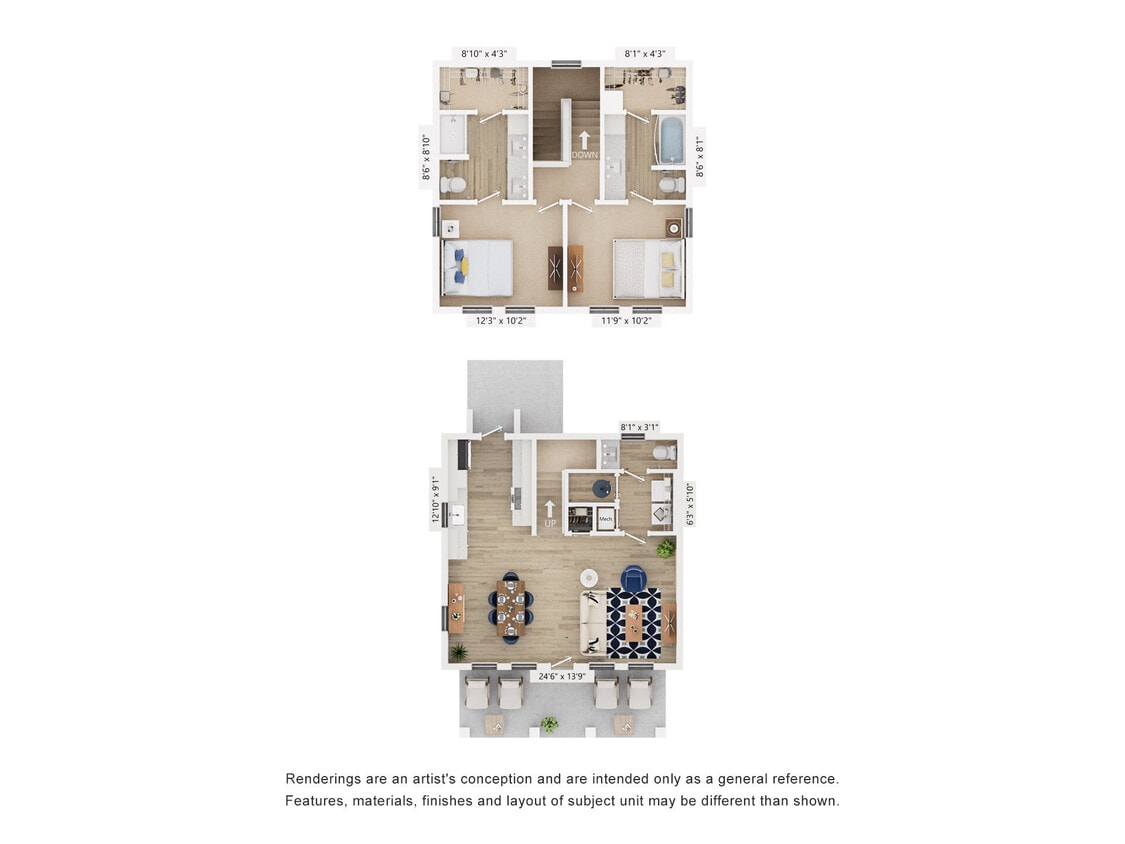 Floor Plan - Cottage B3