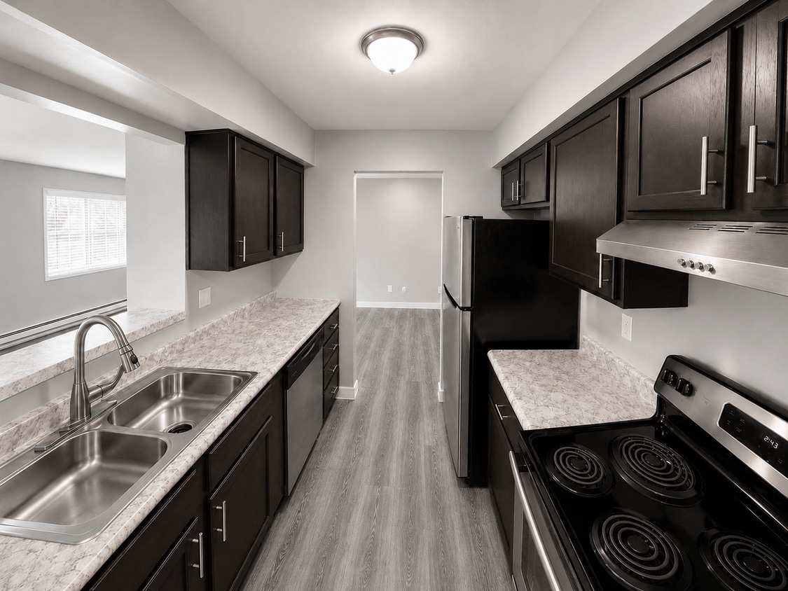 Floor Plan - Two Bedroom One Bathroom - 862 Sq. Ft.