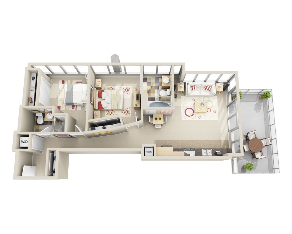 Floor Plan - Midrise B2I