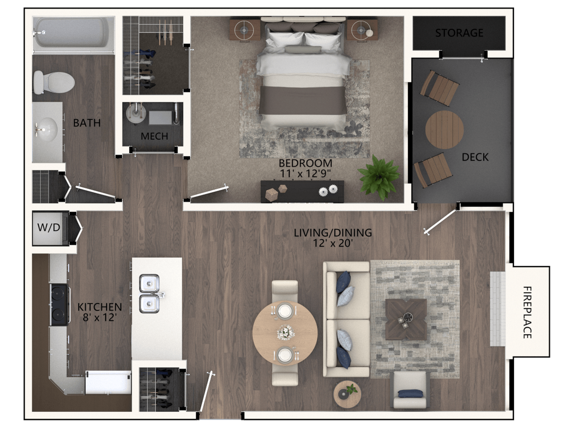 Floor Plan - White Spruce