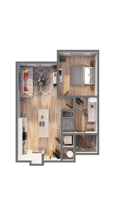 Emerson at Montford Park - A7 Floor Plan - A7