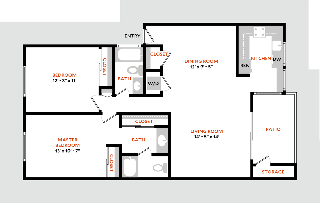 Floor Plan - Plan 2B