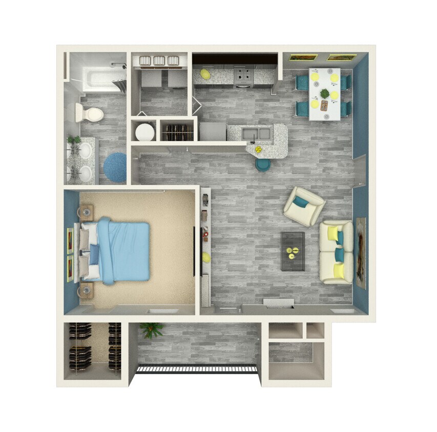 Floor Plan - A1 The Carolina