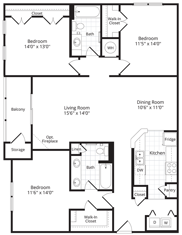 Floor Plan - The North East