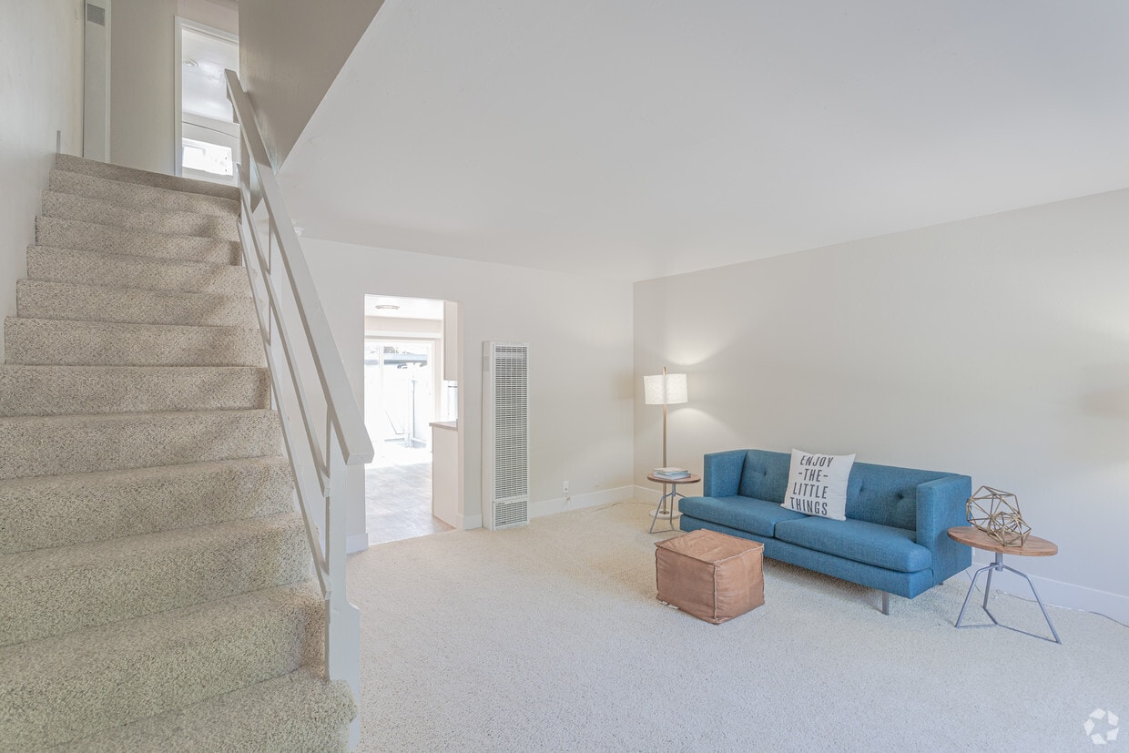 Floor Plan - Two Bedroom, One and a Half Bath Townhome