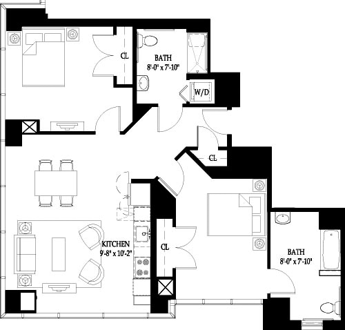 Floor Plan - Vesta 6B