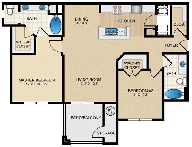 Floor Plan - Monte Vista