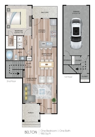 985 Square Feet - Belton
