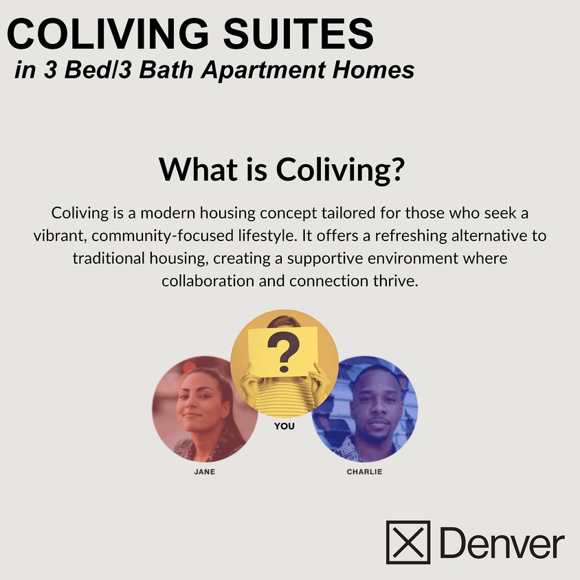 What is Coliving? - COLIVING Suites in 3 BR/3BA - 1A
