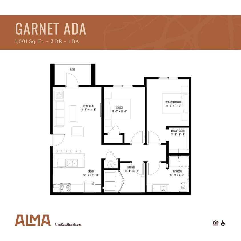 Floor Plan - Garnet ADA