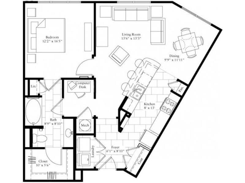 1BR/1BA - A7