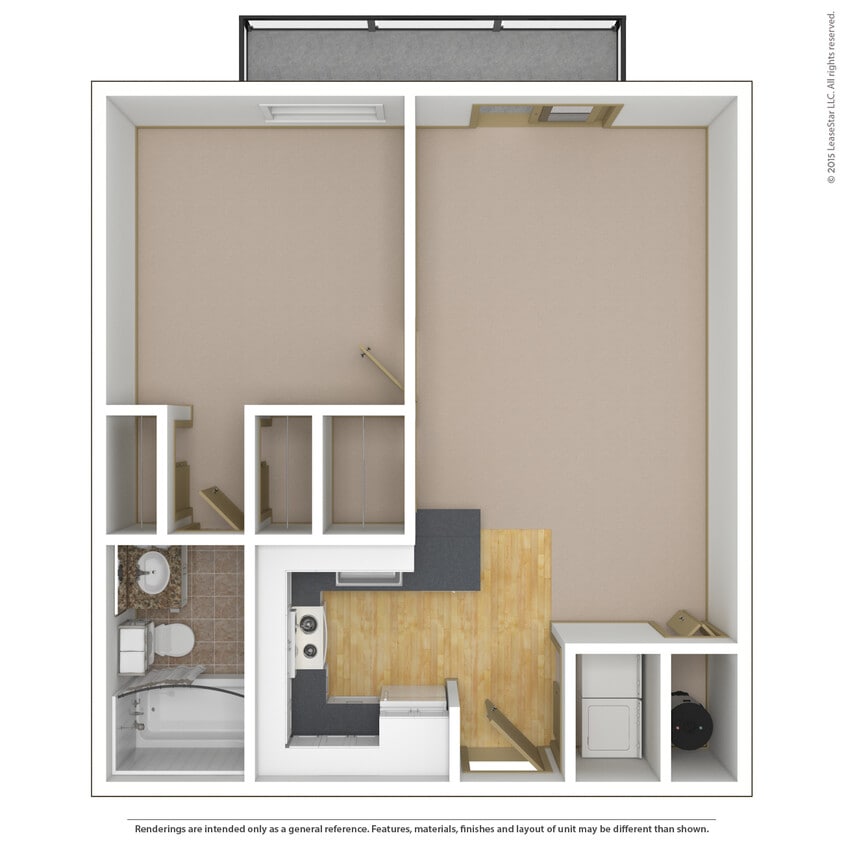 Floor Plan - 1x1f