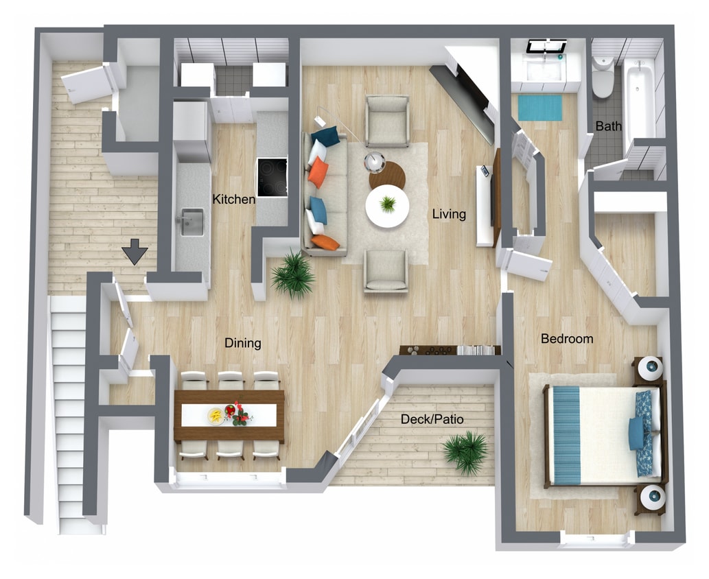 Floor Plan - 1B