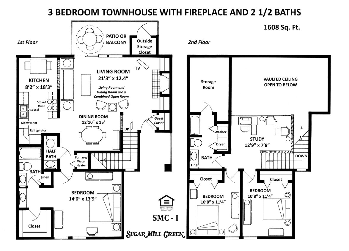 Floor Plan - I - 3 Bedroom Twonhouse