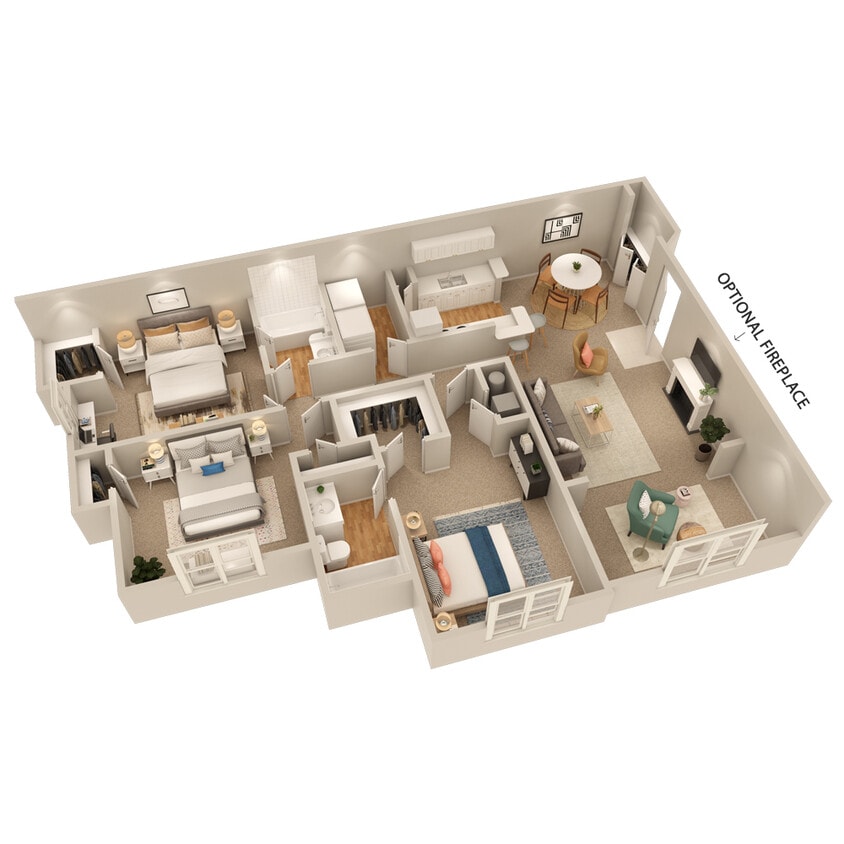 Floor Plan - C2 w/ Sunroom