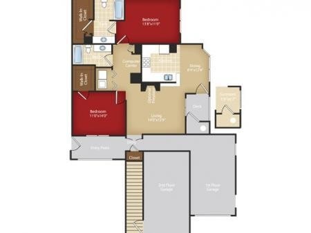 Floor Plan - Two Bedroom B