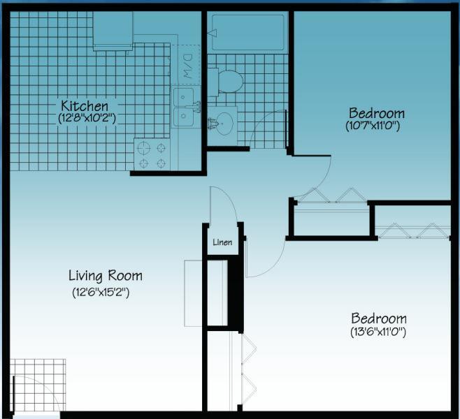 Floor Plan - 2 Bedroom