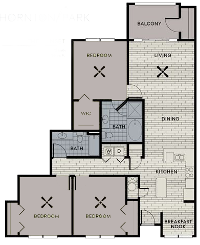 Floor Plan - C1 - The Los Angeles