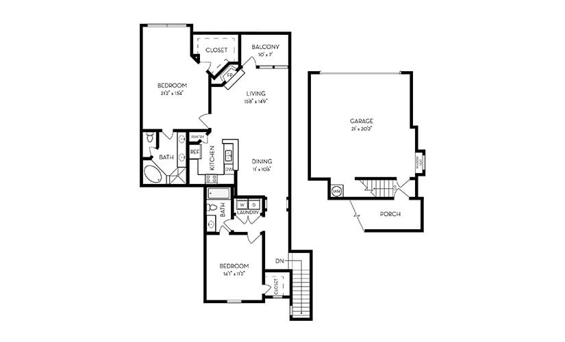 Floor Plan - Cabernet Renovated