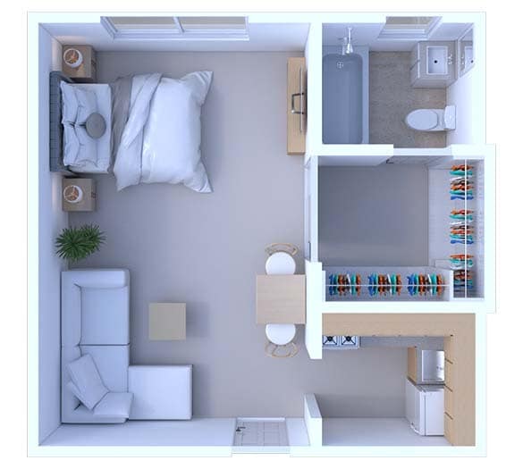Floor Plan - Studio Floor Plan S3
