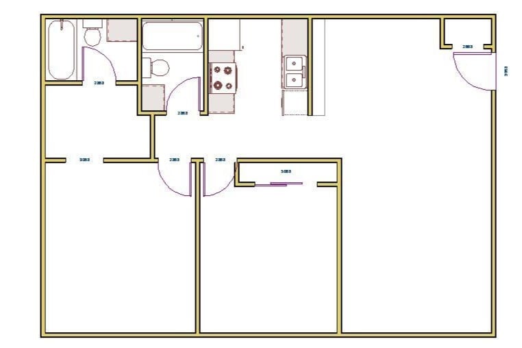 Floor Plan - 323-8