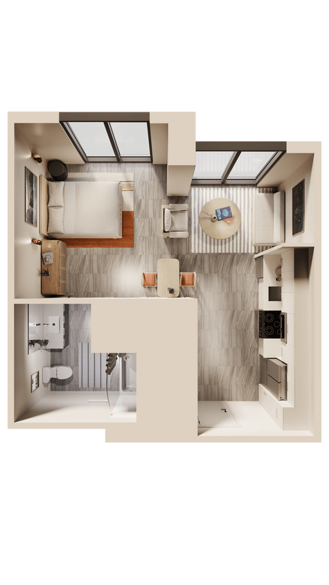 Floor Plan - East Studio City View A