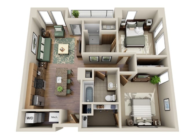 Floor Plan - 2W