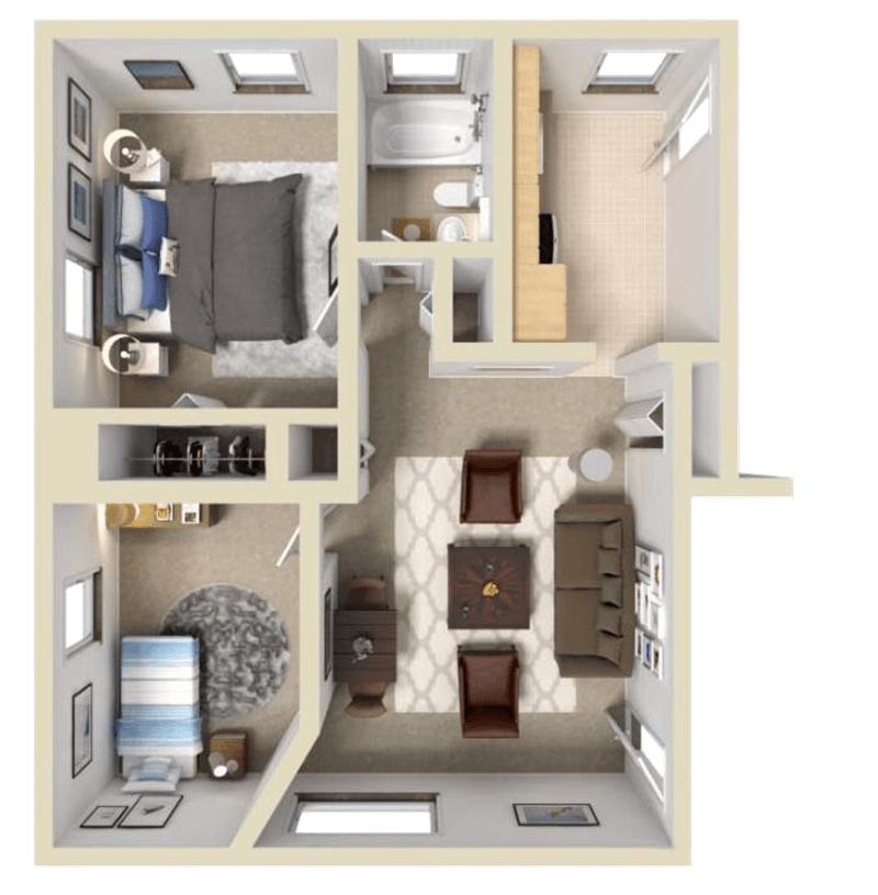 Floor Plan - 2 Bedroom