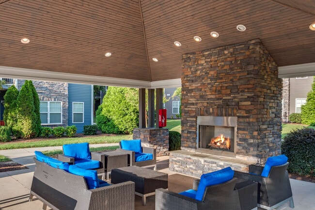 Outdoor Pavilion and Fireplace - Bridford West