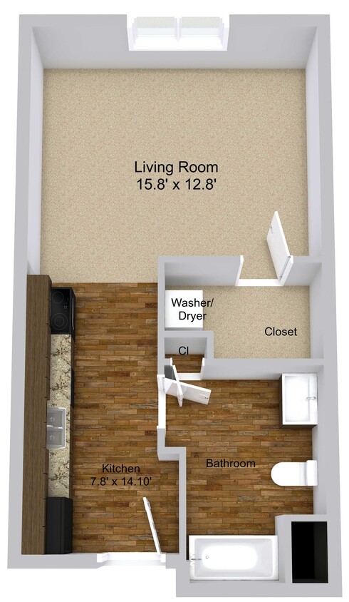 Floor Plan - Studio