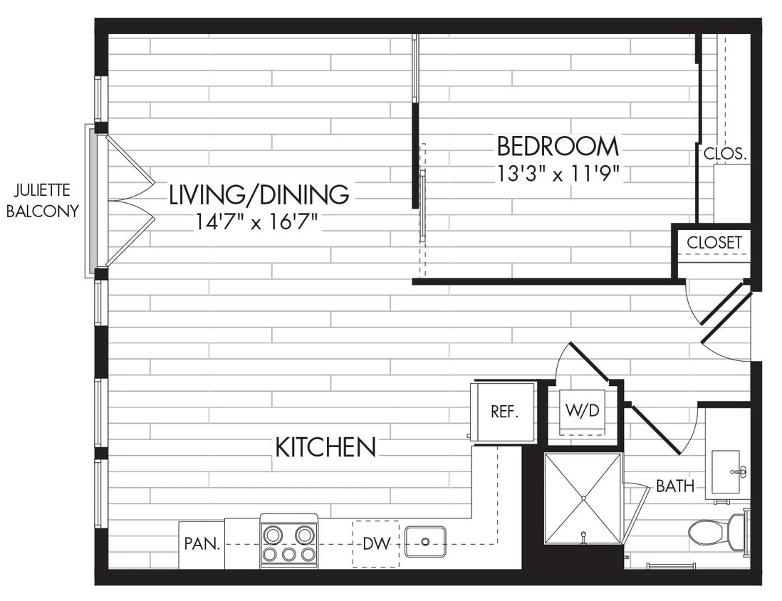 Floor Plan - 7575 - 1L