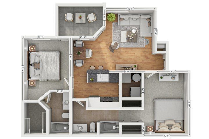 Floor Plan - 2a2